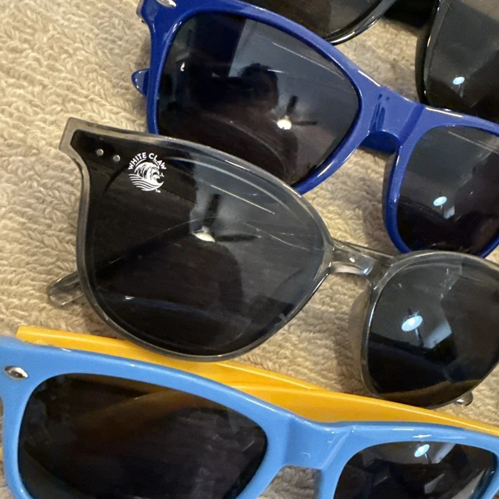 Lot of 8 NEW Logo Sunglasses: Tito's, BudLight,HighNoon,WhiteClaw,Condado,++